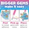 Creativity for Kids® Big Gem Diamond Painting Axolotl